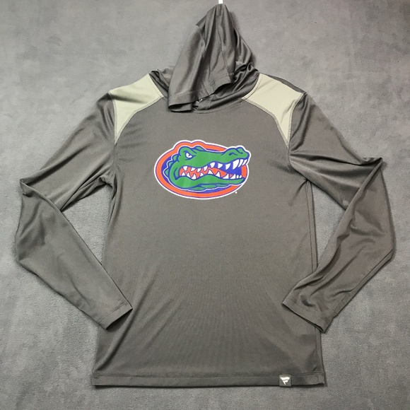 University Of Florida Gators Fanatics Hoodie T-Shirt Long Sleeve Medium Slim - Picture 1 of 12